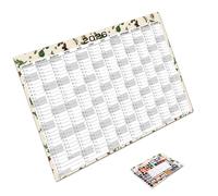 Moderno calendario inglese 2026 da appendere alla parete con carta spessa a strappo, perfetto per la pratica linguistica della decorazione della casa, calendario da parete moderno calendario annuale