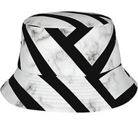 Moderno Cappello da Pesca Patterns of Marble Textures And Geometric Shapes Cappelli da Spiaggia Moda Estate Cappello per Escursionismo All'aperto Campeggio