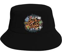 Moderno Cappello da Pescatore Back to School Bucket Hat Moda Cappello da Sole per Estivo All'aperto Caccia