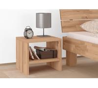 Moderno comodino in Faggio massello con ripiano inferiore 90.20-K31-geölt