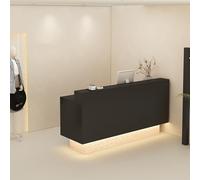 Moderno Compact Front Desk Contatore Reception Piccolo Retail Checkout Desk Standing Office Reception Desk Elegante Reception Area Mobili Efficienti Soluzioni di servizio clienti