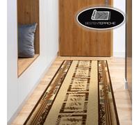 Moderno Conveniente Runner BCF Johny Beige Geometrica, Abstract, Ampia 70-200 CM