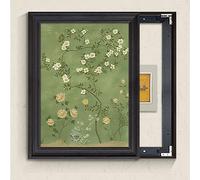 Moderno Copri-Quadro Elettrico Decorativo, Nessun Foro Necessario Per L’Installazione, Cornice Esterna In PS E Spinta-Trazione Sinistra(70x100 cm/27.6x39.4 in)