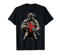 Moderno Crusader Tactical Templar Knight Rifle Maglietta