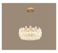 Moderno d DoubleLayer Fiore Lampadario di Cristallo Soffitto Elegante Rotondo Lampada a Sospensione per Soggiorno & Hotel Decor Illuminazione Contemporanea Soffitto