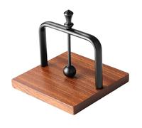 Moderno distributore di tovaglioli estetico in lega di alluminio con base in legno braccio ponderato per tavolo da pranzo Storage da banco Organizzatori in legno di alluminio lucidato a mano