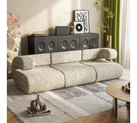 Moderno divano modulare, flessibile come divano a 3 posti, divano ad angolo o poltrona singola convertibile, rivestimento rimovibile e lavabile, base antiscivolo, per soggiorno, camera da letto