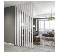 Moderno divisorio di Lusso a Tutta Altezza con Listelli di Legno - Elegante Parete divisoria Verticale per Soggiorno, 165 cm/64,9 Pollici, Design a Colonna Cava di Stile, Decorazione per la