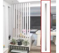 Moderno divisorio in alluminio per la privacy, dal design dal pavimento al soffitto, ideale per studio, corridoio, ingresso, ases, sistema di separazione a doghe in metallo per spazio