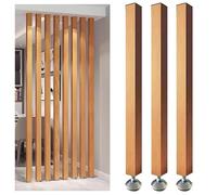 Moderno divisorio per stanze, doghe adiubili, senza trapano, per bagno/balcone/irwell, 100 cm / 39.3in, separatore di spazio versatile.