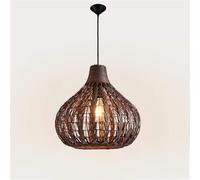 Moderno e Creativo, lampadario Fai da Te Cavo, Leggero, Fatto a Mano, Semplice apparecchio, lampadario a Sospensione, Altezza Regolabile, Lampada a Sospensione Rustica per Sala da Pranzo, Soggiorno,