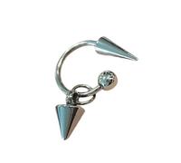 Moderno Ear Cuff Titaniumes Acciaio Elegante Orecchino Genere Neutro Gioielli Accessorio Per Streetwear E Ufficio Stili Alla Moda Orecchio Clip, A, come descritto, come descritto