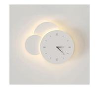 Moderno - Lampada da parete design orologio Sconce, decorazione Compatible with interni Lampada da parete a LED apparecchio di illuminazione compatibile con soggiorno camera da letto bagno scale corri