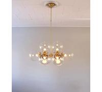 Moderno Lampadario A Globo Per Isola Cucina Grande In Ottone Per Tutte Le Stanze