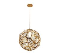 Moderno lampadario a Rete ad Incisione Rotonda Arte diamanta a Sfera in Acciaio in Acciaio in Acciaio da Pranzo Camera da Letto Dispositivo lampadario da Tavolo