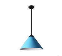 Moderno Lampadario Industriale Luce E27 Lampada a Sospensione Vintage Metallo Apparecchio da Soffitto Semplice Decorazione Casale LED Compatibile Singola Testa Lampada a Sospensione per Casa e Ufficio
