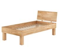 Moderno letto/futon 100x200 in Faggio, doghe curve ANCHE per ANZIANI 60.81-10FL
