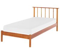 Moderno Letto Singolo Struttura in Legno Chiaro 90 x 200 cm Barret
