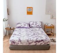 Moderno Marmo Motivo Bug-Proof Coprimaterasso Per Casa E Albergo Letto Stanza