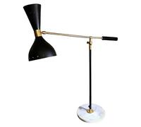 Moderno Marmo Scrivania Lampada Design Italiano Opaco Finire Studiare Focus Luce