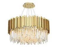Moderno Minimalista Oro Lampadario di Cristallo Arte Ferro Artigianato Decorativo Villa Ristor