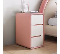 Moderno Minimalista Rosa Divano Letto Da Notte Moderno Con 3 Cassetti E Piccolo Comodino Armadio Camera Da Letto Arredamento 25x40x5
