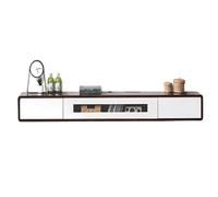 Moderno mobile mobile per TV - Centro intrattenimento in legno massello con ante in vetro, grande capacità di carico elevata per soggiorno e camera da letto, elegante finitura rossa