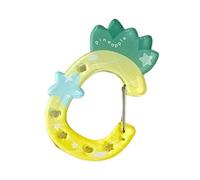 Moderno moschettone portachiavi unisex alla moda acrilico frutta ritaglio arte supporto acrilico per chiavi zaino decorazione portachiavi, Ananas Cava Stella, Taglia unica