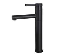 Moderno Nero Estrarre Rubinetto Del Bagno Ad Arco Alto Miscelatore Lavello Acqua Calda & Fredda Installazione Sotto-Contatore Elegante Rubinetto Del Lavello Della Cucina &