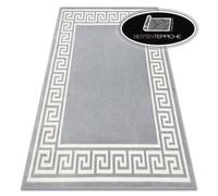 Moderno Originale Bcf Tappeto MORAD Grek Greco Bianco Grigio Semplice Pulire