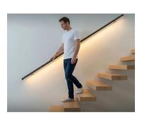 Moderno Per Interni Corrimano Per Scale Con Illuminazione A LED - Luce Calda 3000K, Corrimano Di Sicurezza A Parete Per Casa/loft/corridoio(170cm)