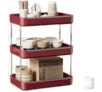 Moderno portabicchieri da scrivania con vassoio di drenaggio rimovibile, robusto ABS e ferro, per cucina, bagno, ufficio, verde antico (F)