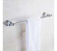 Moderno portasciugamani in cristallo per bagno/cucina finitura in ottone senza installazione trapano portasciugamani salvaspazio per lo stoccaggio del bagno di hotel/casa.