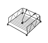 Moderno portatovaglioli quadrato nordico in ferro da cucina organizer per tavolo da pranzo piano di lavoro rack di carta moderno organizzatore da cucina