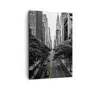 Quadro su Tela Verticale Broadway New York Stampe da Parete 50x70cm Quadri Moderni Soggiorno Camera da Letto Cucina 1 pezzo Piccoli Decorazione Murale Wall Art Canvas Grafica Immagini PA50x70-5184