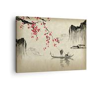 Moderno Quadro su Tela 70x50 cm Stampe da Parete Paesaggi Persone - 5020