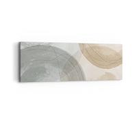 Moderno Quadro su Tela 90x30 cm Stampe da Parete Astratto Pastello - 4842
