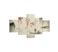 Moderno Quadro su Tela 90x30 cm Stampe da Parete Paesaggi Persone - 5020