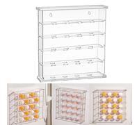 Moderno rack da tavolo da tennis da parete con custodia acrilica trasparente