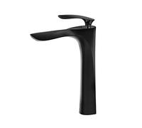 Moderno Rubinetto per Bacino da Bagno Manico Freddo pentola Ponte Montato a Mazzo di Acqua Rosa Oro (Gris)