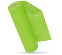 MODERNO Runner da Tavola in Tessuto Non Tessuto, Motivo Mela, Verde - Decorazione per Feste di Compleanno, Matrimonio - 30 cm x 25 m