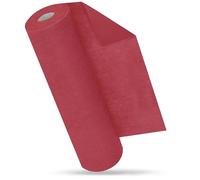 MODERNO Runner da tavolo in tessuto non tessuto, 30 cm x 25 m, per esterni, feste, compleanni, matrimoni, colore: rosso scuro