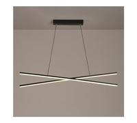 Moderno scrivania dimmeble Light Ciondolo lineare Metal 56W LED Sospensione Lunga lampadario a soffitto della Sala Pranzo - Compatibile con Il Bar del Ristorante Isola da Cucina