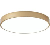 Moderno Semplice, A Spettro Completo, Cri95 Dimmerabile All'infinito, Sorgente Luminosa con Lente A LED, Plafoniera Rotonda, Otto Colori Disponibili, Camera da Letto, Sala da Pranz, Gold, 50cm