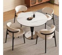 Moderno set di tavolo e sedie multiuso per ufficio, reception, club, caffetteria, sala da pranzo e appartamento familiare, 70 cm / 27.5in