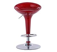 Moderno sgabello girevole regolabile da bar per bancone della cucina di casa altezza sedia da pranzo in plastica senza schienale con poggiapiedi elegante sedia da bar per pub o angolo colazione,