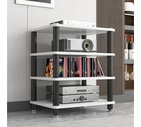 Moderno soggiorno stereo rack, multistrato Supporto for Media Componente, camera da letto Audio Av Media Stand, armadio for componenti stereo, mobile consolle,supporto for proiettore,Porta DVD.