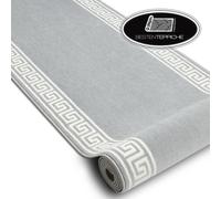 Moderno Spesso Runner BCF " Morad " Grek Greco Grigio Pratico Migliore Qualità