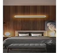 Moderno Striscia Lunga LED Lampada Da Parete Stile Nordico Lineare Applique Da Parete Alluminio Interno Applique Da Parete Per Comodino Corridoio Scale(Size:60CM, 26W,Color:Bianco, bianco caldo)
