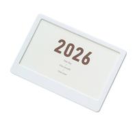Moderno supporto per calendario 2026, inclinabile, regolabile, con cornice per foto integrata, da scrivania per la decorazione della casa